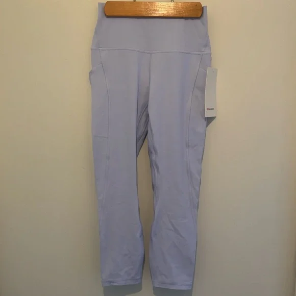 Lululemon Athletica Soft Blue Align HR Crop 23” Size 6 - Picture 2 of 11